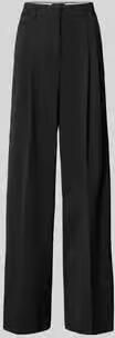 Weekend Max Mara Regular fit bandplooibroek met scheerwol Model 'ASTA'