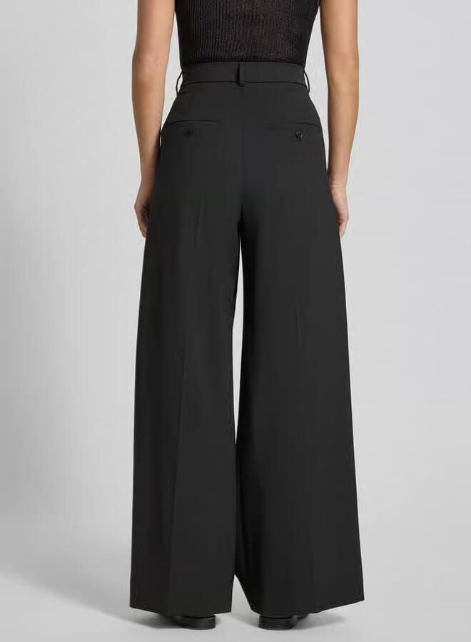 Weekend Max Mara Regular fit bandplooibroek met scheerwol Model 'ASTA' - Foto 2
