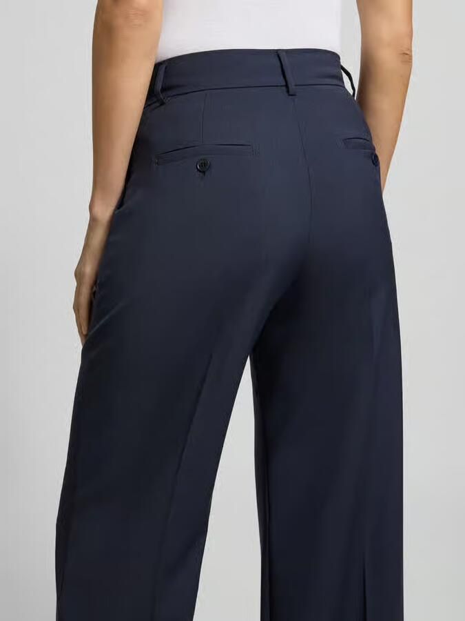 Weekend Max Mara Regular fit bandplooibroek van zuivere scheerwol model 'VISIVO' - Foto 2