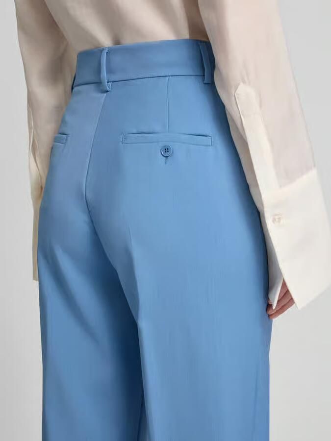 Weekend Max Mara Regular fit bandplooibroek van zuivere scheerwol model 'VISIVO' - Foto 2