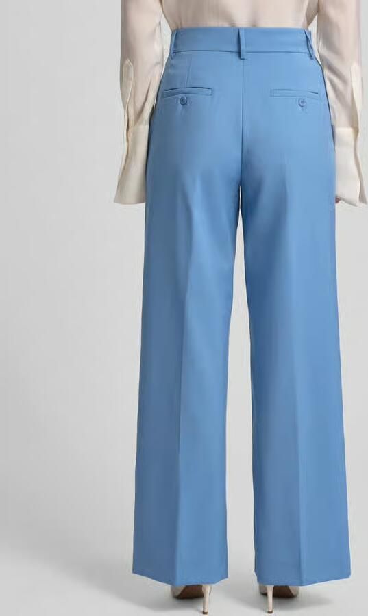 Weekend Max Mara Regular fit bandplooibroek van zuivere scheerwol model 'VISIVO' - Foto 3