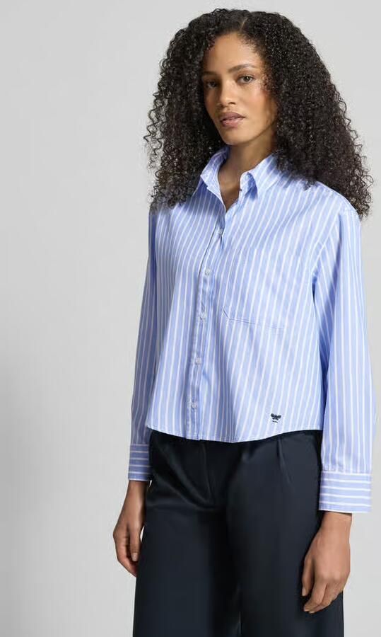 Weekend Max Mara Regular fit blouse met lange mouwen van puur katoen - Foto 4