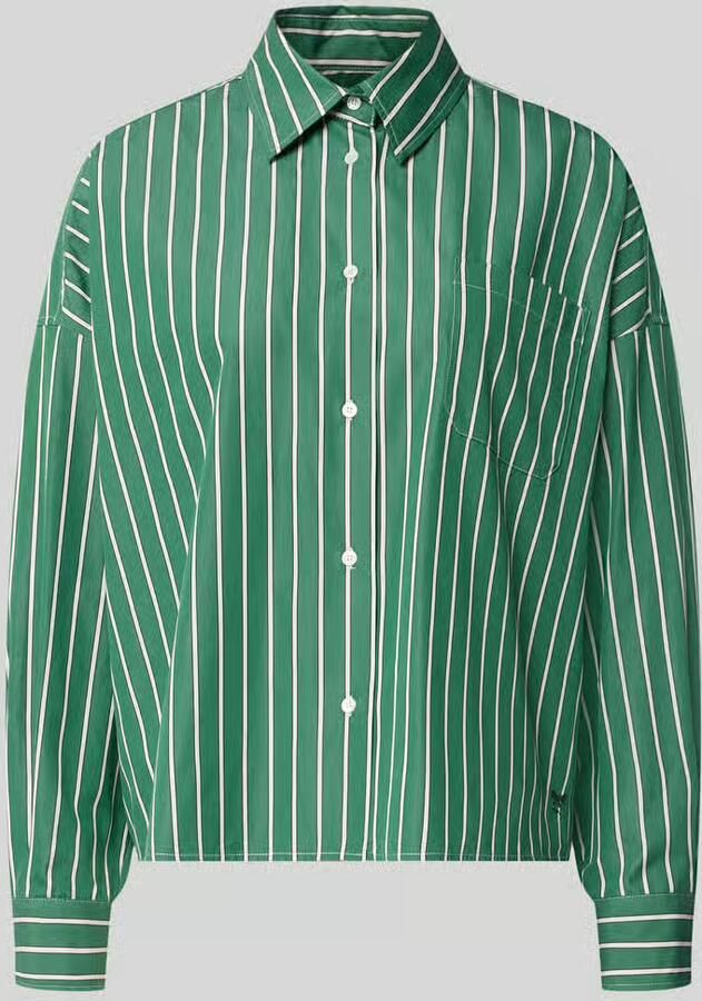 Weekend Max Mara Regular fit blouse met lange mouwen van puur katoen model 'ONORE' - Foto 2