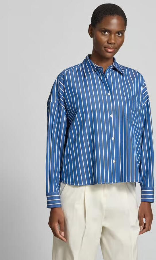 Weekend Max Mara Regular fit blouse met lange mouwen van puur katoen model 'ONORE' - Foto 4