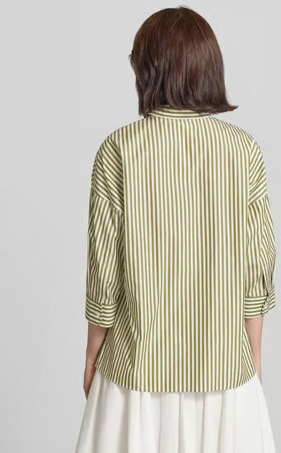 Weekend Max Mara regular fit blouse met lange mouwen van puur katoen model 'WKDGIRALDA' - Foto 3