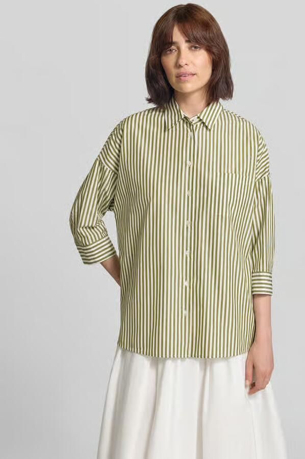 Weekend Max Mara regular fit blouse met lange mouwen van puur katoen model 'WKDGIRALDA' - Foto 2