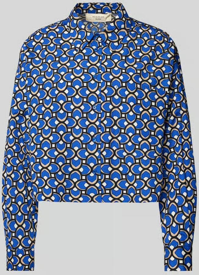 Weekend Max Mara Regular fit blouse met overhemdkraag model 'RAGTIME'