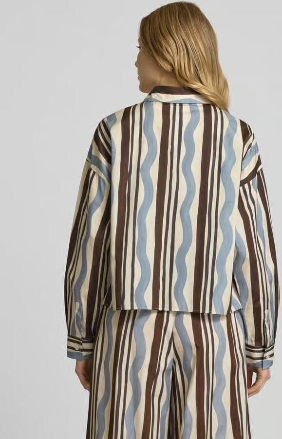 Weekend Max Mara Regular fit blouse met overhemdkraag model 'RAGTIME' - Foto 3