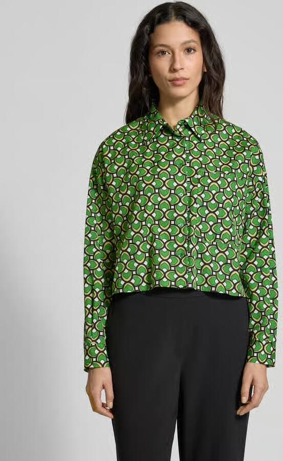 Weekend Max Mara Regular fit blouse met overhemdkraag model 'RAGTIME' - Foto 5