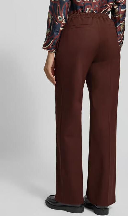 Weekend Max Mara Regular fit broek met scheerwol model 'PETRA'