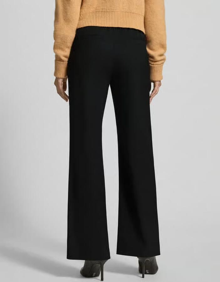 Weekend Max Mara Regular fit broek met scheerwol model 'PETRA'