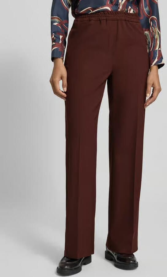 Weekend Max Mara Regular fit broek met scheerwol model 'PETRA' - Foto 2