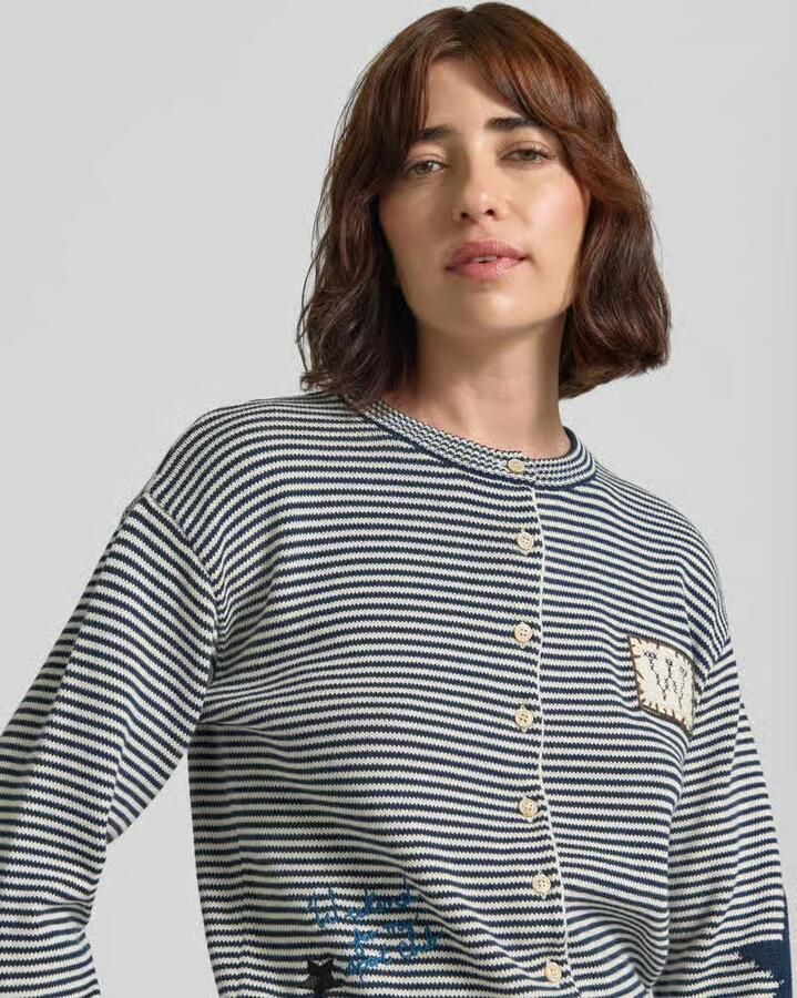 Weekend Max Mara Regular fit gebreid jack van katoenmix model 'TEIERA'