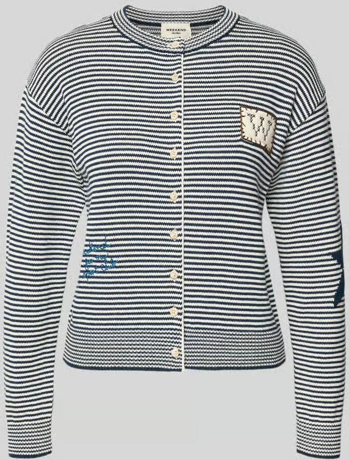 Weekend Max Mara Regular fit gebreid jack van katoenmix model 'TEIERA' - Foto 2