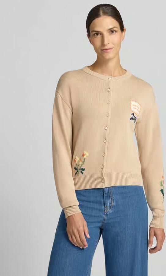 Weekend Max Mara Regular fit gebreid jack van katoenmix model 'TEIERA' - Foto 3