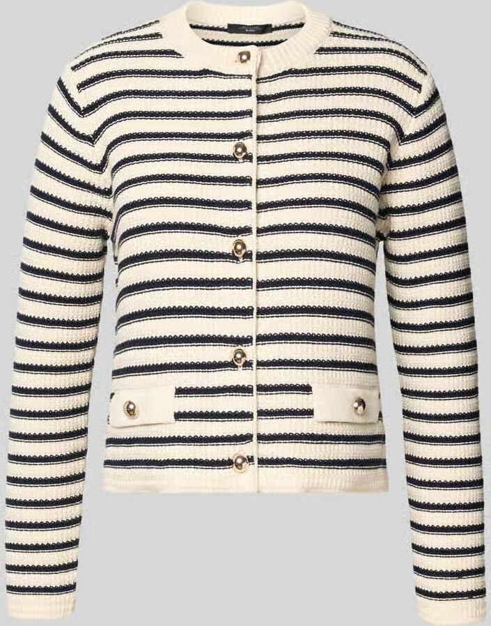 Weekend Max Mara Regular fit gebreid jack van katoenmix model 'VODKA'