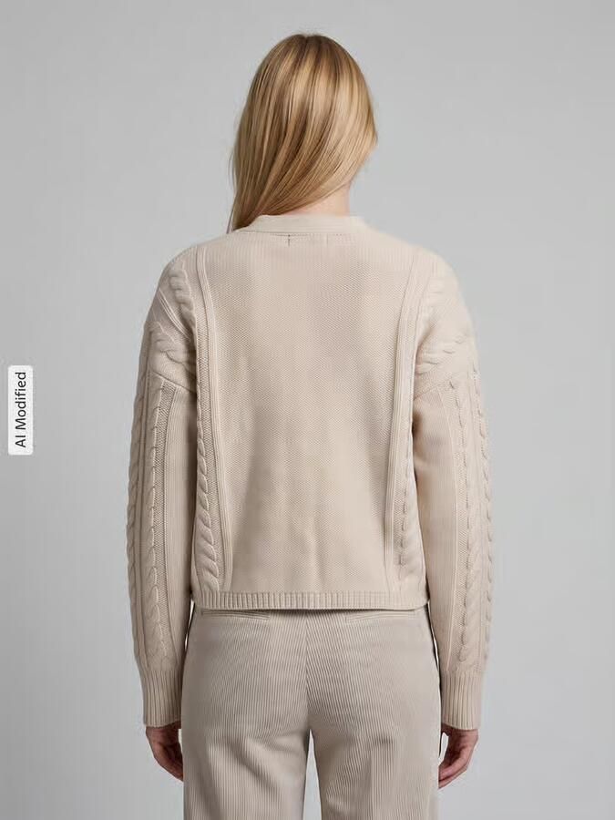 Weekend Max Mara Regular fit gebreid jack van zuivere wol model 'PRIMO' - Foto 3