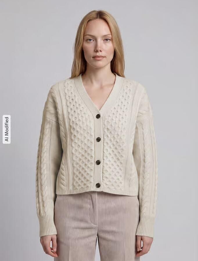 Weekend Max Mara Regular fit gebreid jack van zuivere wol model 'PRIMO' - Foto 2
