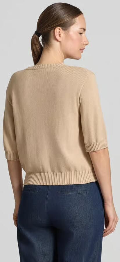 Weekend Max Mara Regular fit gebreid shirt van katoenmix model 'FIACRE' - Foto 3