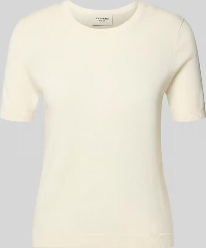Weekend Max Mara regular fit gebreid shirt van mix van zijde en katoen model 'WKDAGRO'