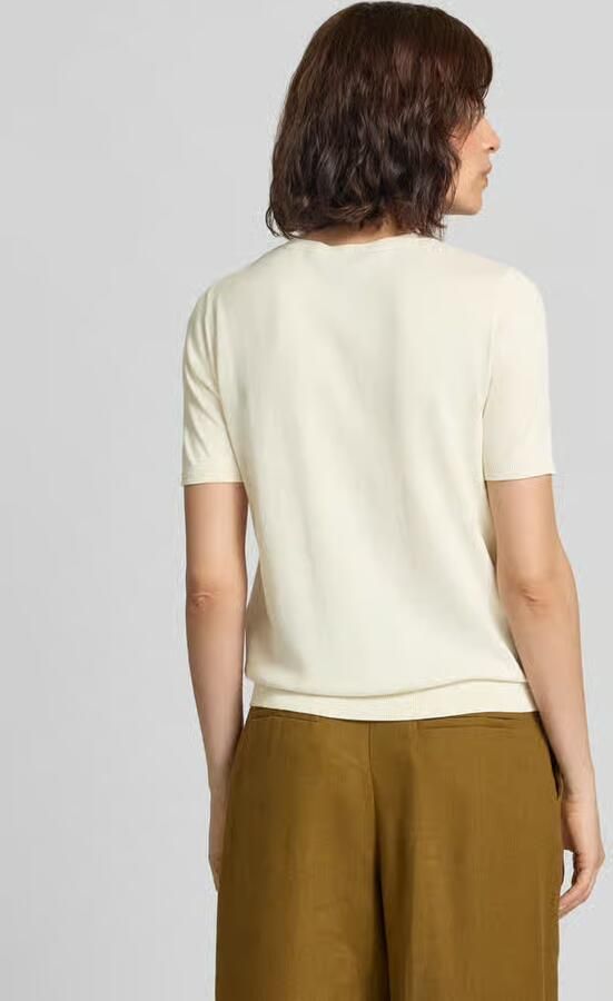 Weekend Max Mara regular fit gebreid shirt van mix van zijde en katoen model 'WKDAGRO' - Foto 2