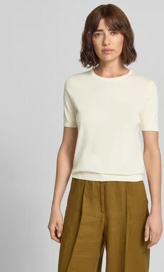 Weekend Max Mara regular fit gebreid shirt van mix van zijde en katoen model 'WKDAGRO' - Foto 3