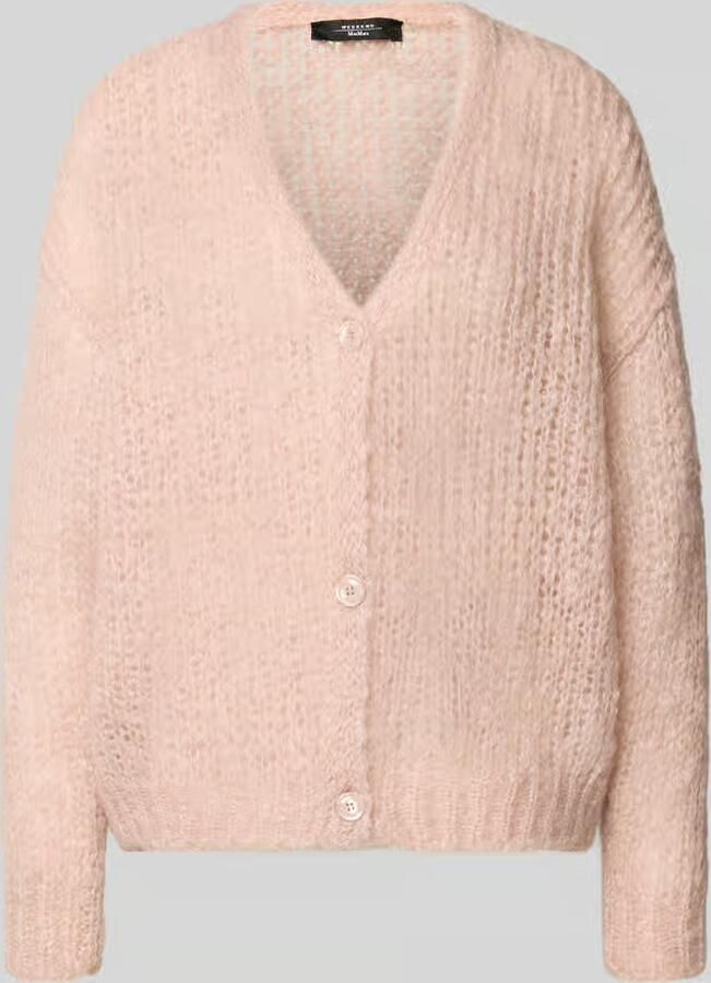 Weekend Max Mara Regular Fit gebreid vest van mohair-wolmix