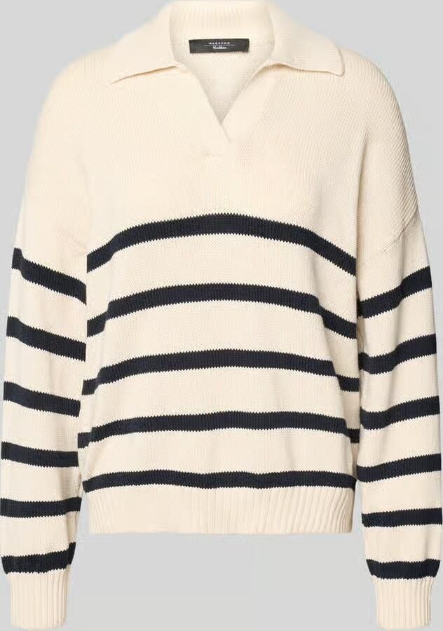 Weekend Max Mara Regular fit gebreide pullover van katoenmix model 'PANFILO'