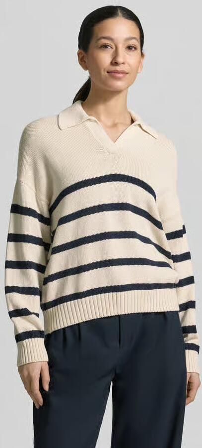 Weekend Max Mara Regular fit gebreide pullover van katoenmix model 'PANFILO' - Foto 4