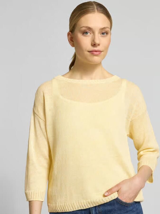 Weekend Max Mara regular fit gebreide pullover van puur linnen model 'CANNONE'