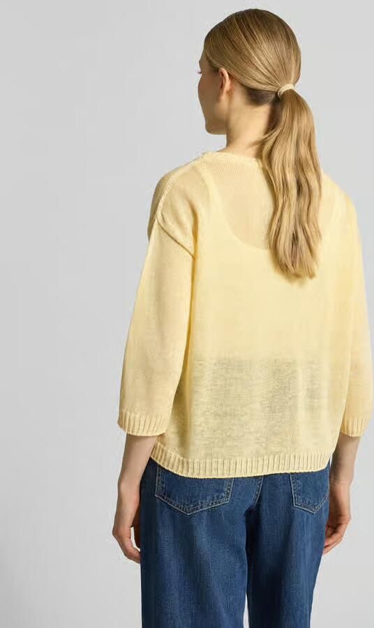 Weekend Max Mara regular fit gebreide pullover van puur linnen model 'CANNONE' - Foto 3