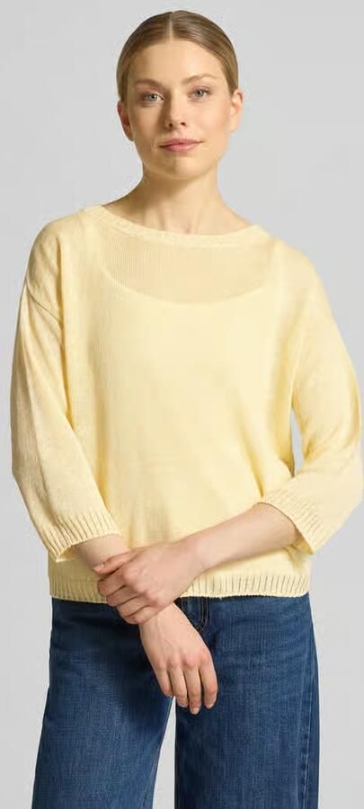Weekend Max Mara regular fit gebreide pullover van puur linnen model 'CANNONE' - Foto 4