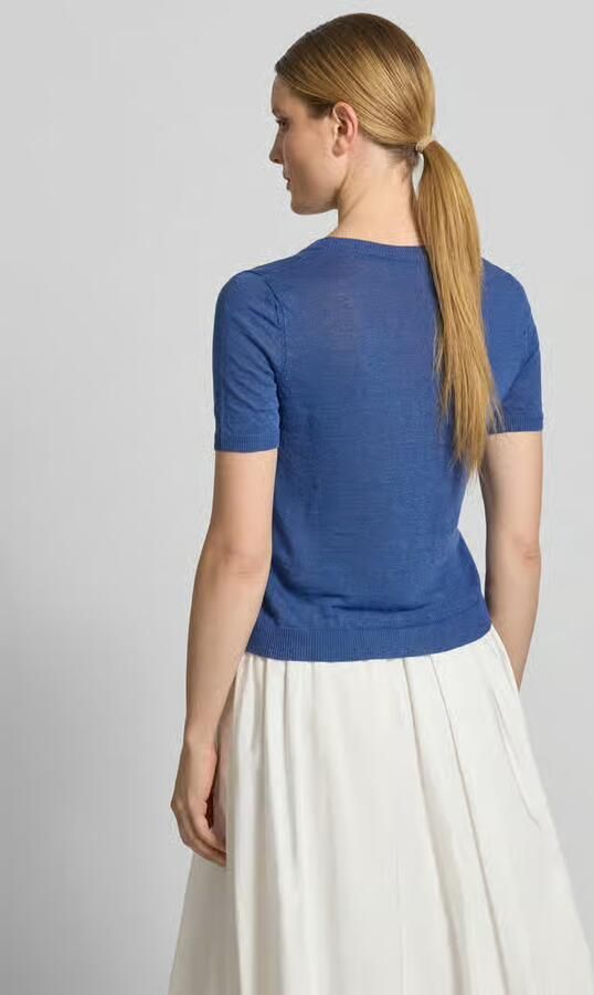 Weekend Max Mara regular fit gebreide pullover van puur linnen model 'PANCONE' - Foto 3