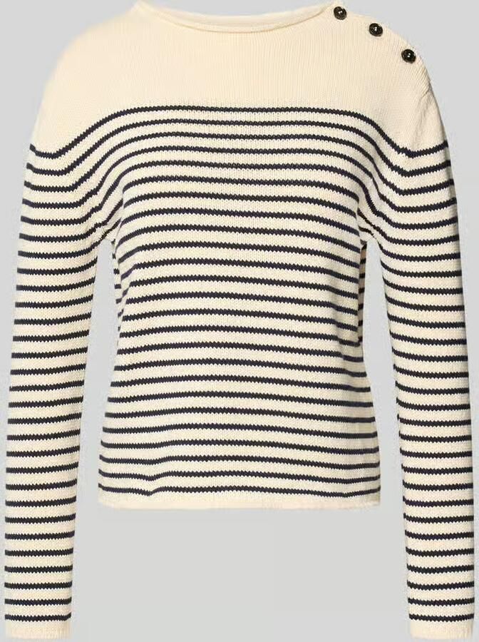 Weekend Max Mara regular fit gebreide trui van katoenmix model 'QUADRO' - Foto 2