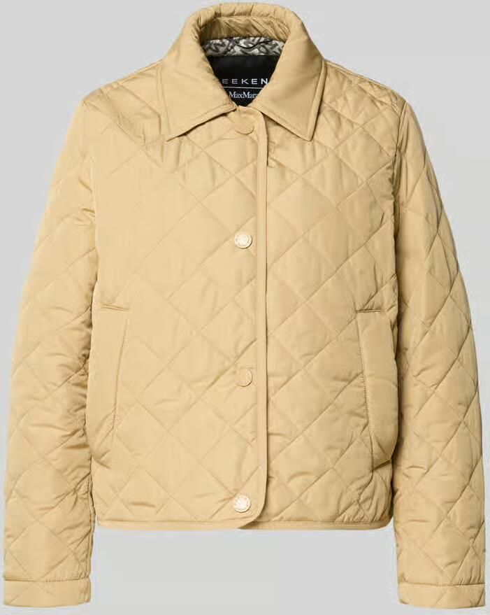 Weekend Max Mara Regular fit gewatteerd jack met platte kraag model 'GELO'
