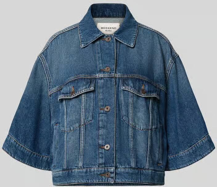 Weekend Max Mara regular fit jeansjack van puur katoen model 'LIUTI' - Foto 2