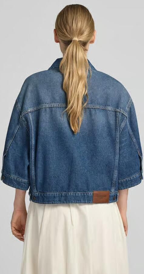 Weekend Max Mara regular fit jeansjack van puur katoen model 'LIUTI' - Foto 3