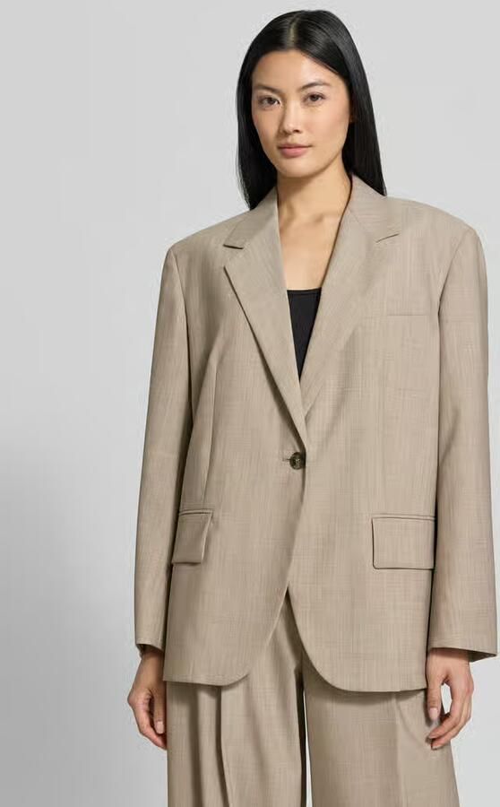 Weekend Max Mara regular fit lange blazer van zuivere scheerwol model 'ATTILA' - Foto 2
