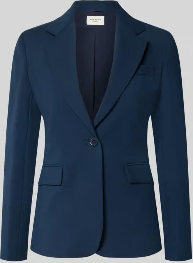 Weekend Max Mara regular fit lange blazer van zuivere scheerwol model 'WKDLAMINE'