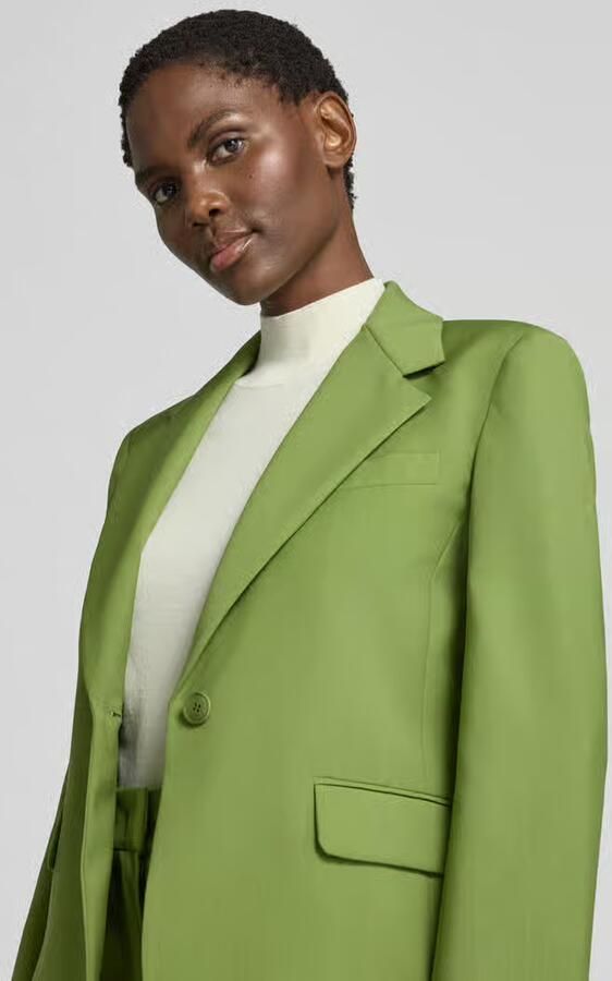 Weekend Max Mara regular fit lange blazer van zuivere scheerwol model 'WKDLAMINE'