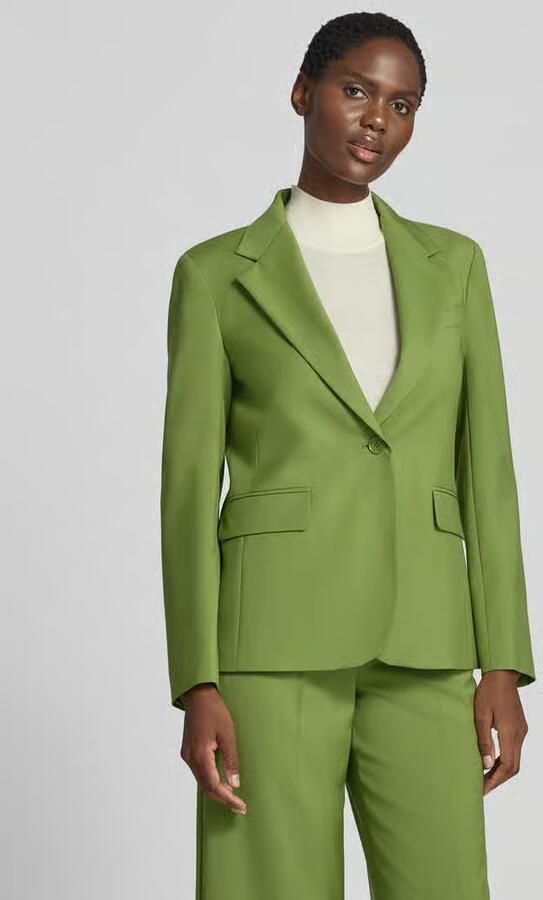 Weekend Max Mara regular fit lange blazer van zuivere scheerwol model 'WKDLAMINE' - Foto 4