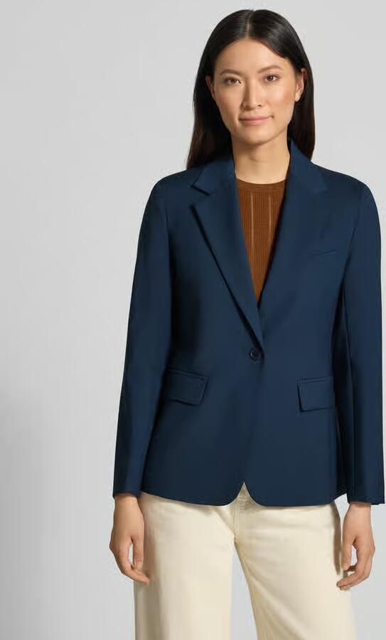 Weekend Max Mara regular fit lange blazer van zuivere scheerwol model 'WKDLAMINE' - Foto 2