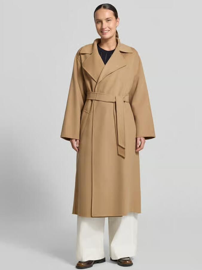 Weekend Max Mara Regular fit lange jas van scheerwolmix model 'OPEROSO' - Foto 2