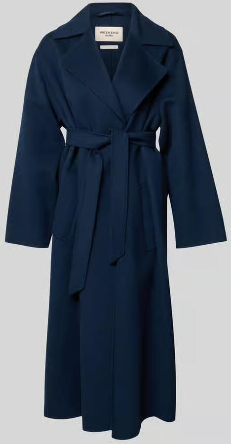 Weekend Max Mara Regular fit lange jas van scheerwolmix model 'OPEROSO'