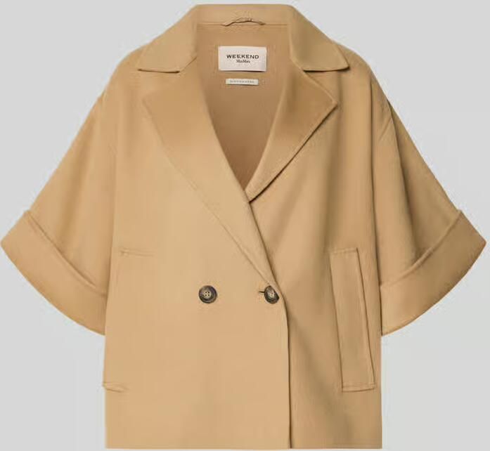 Weekend Max Mara regular fit lange jas van zuivere scheerwol model 'NEO'