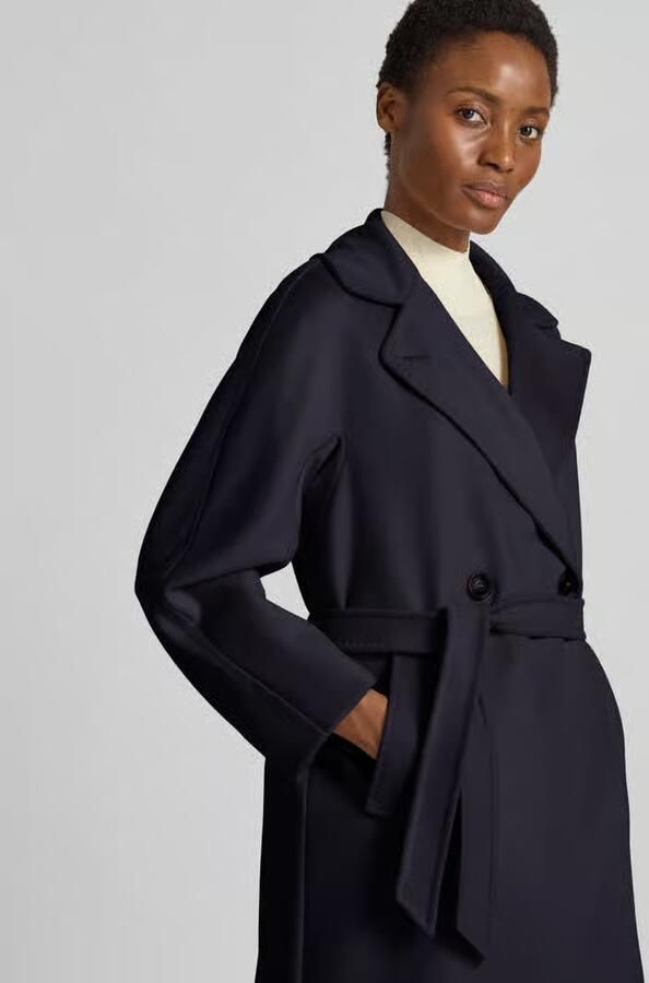 Weekend Max Mara regular fit lange jas van zuivere scheerwol model 'RESINA' - Foto 2