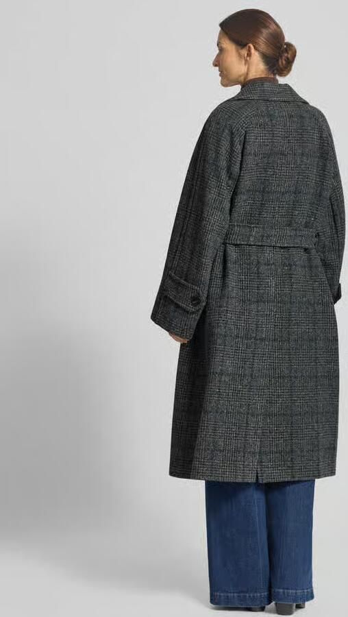 Weekend Max Mara Regular fit lange wollen jas met riem model 'SESTRI'