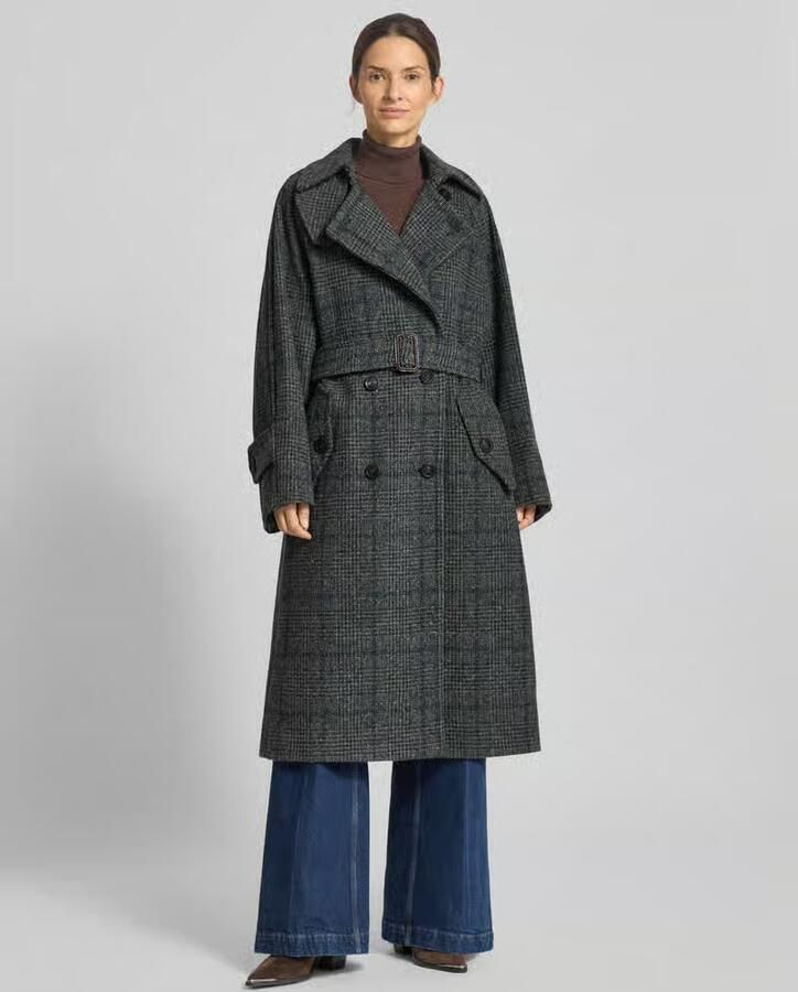 Weekend Max Mara Regular fit lange wollen jas met riem model 'SESTRI' - Foto 2