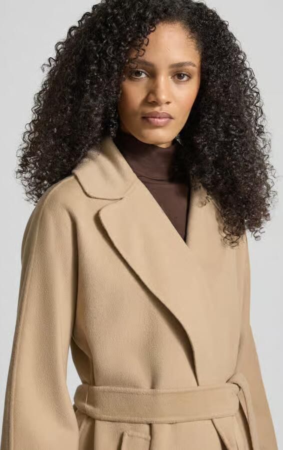 Weekend Max Mara Regular fit lange wollen jas van scheerwolmix model 'CIVADA' - Foto 2