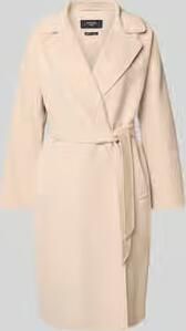 Weekend Max Mara Regular fit lange wollen jas van scheerwolmix model 'CIVADA'